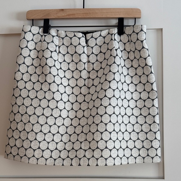 JCrew Blue and White Patterned Skirt - Picture 4 of 6